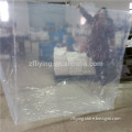 Large square bottom PE poly bag for storage, clear and thick enough, 85mic